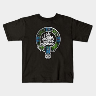 Clan MacKenzie Crest & Tartan Kids T-Shirt